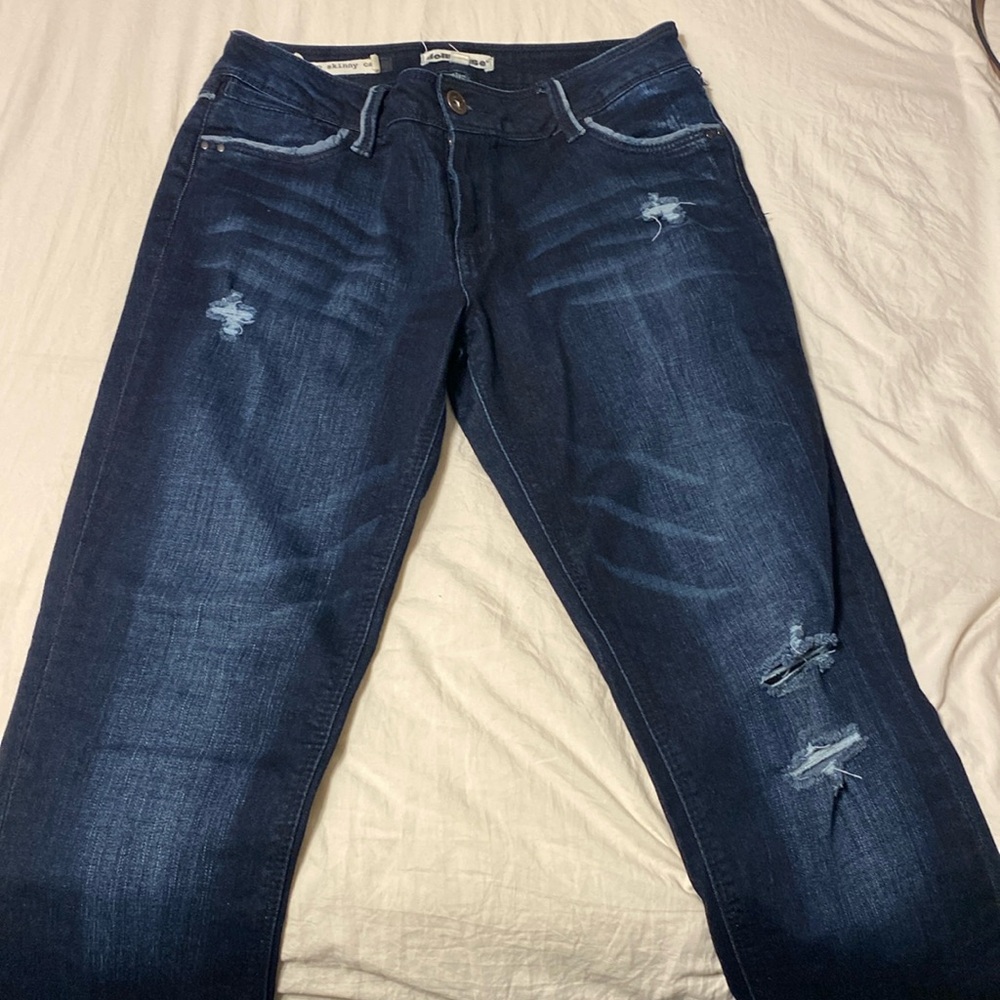 Dollhouse Roll Up Skinny Capris -sz 9